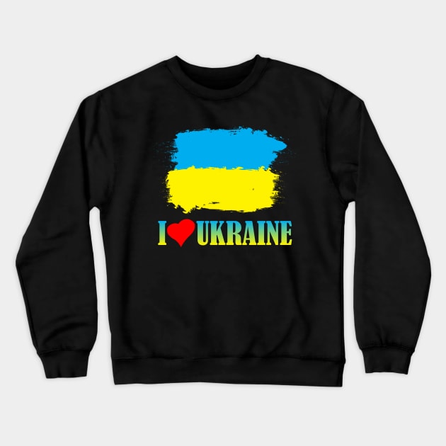 I love Ukraine Crewneck Sweatshirt by STARSsoft